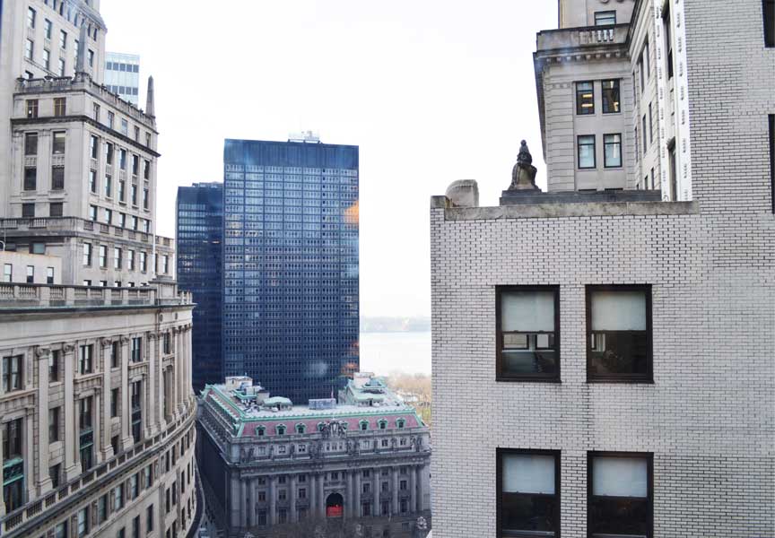 photo showing fidi buildings